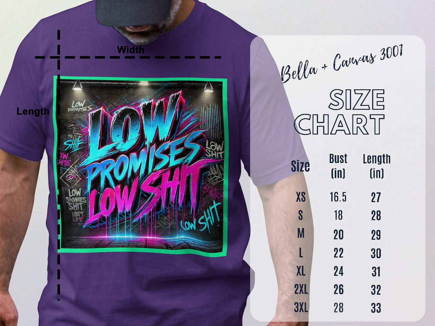 Low Promises Low Sh!t Graffiti Art T-Shirt product type