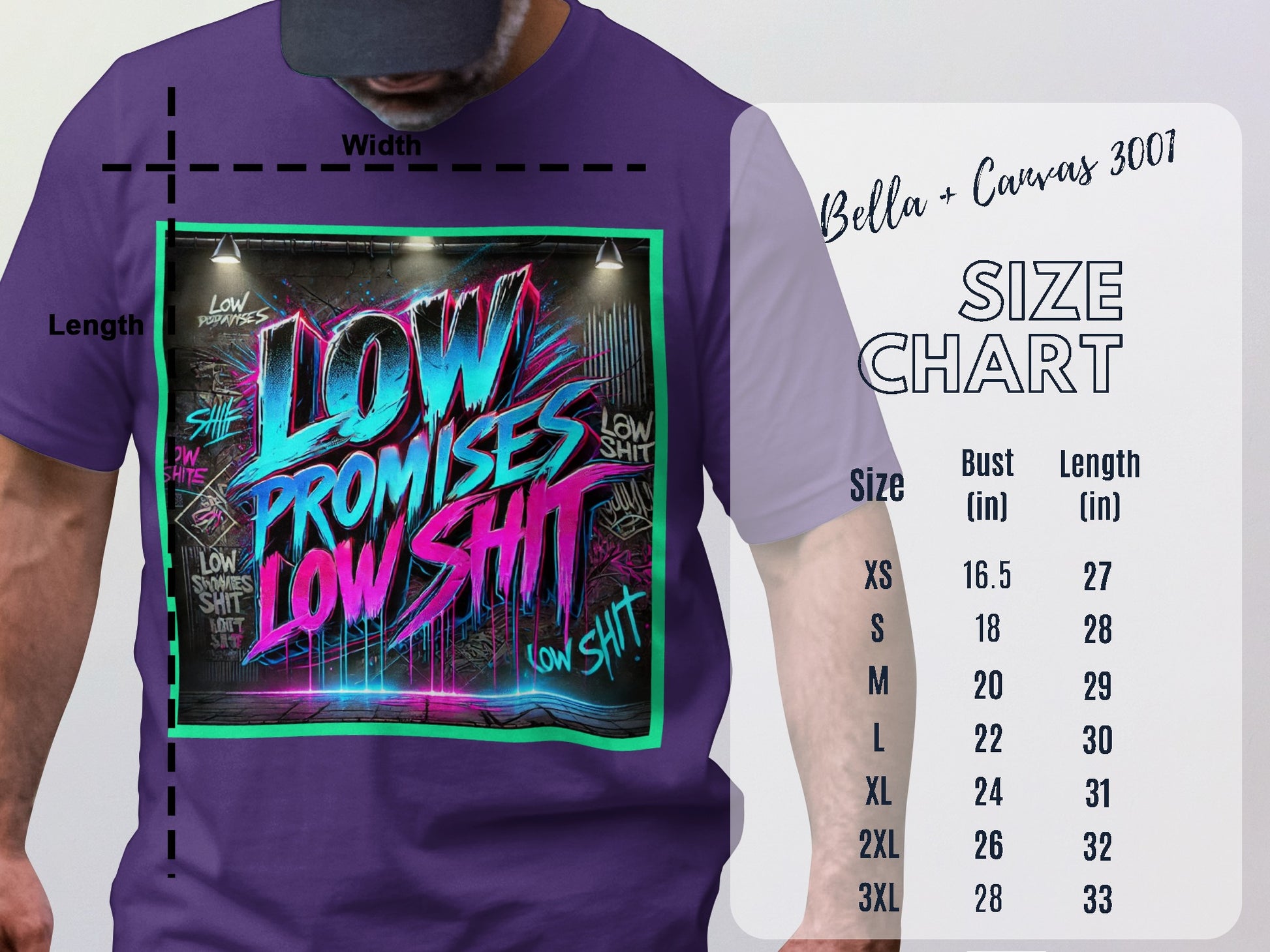 Low Promises Low Sh!t Graffiti Art T-Shirt product type