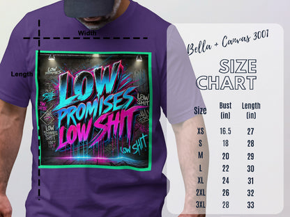Low Promises Low Sh!t Graffiti Art T-Shirt product type
