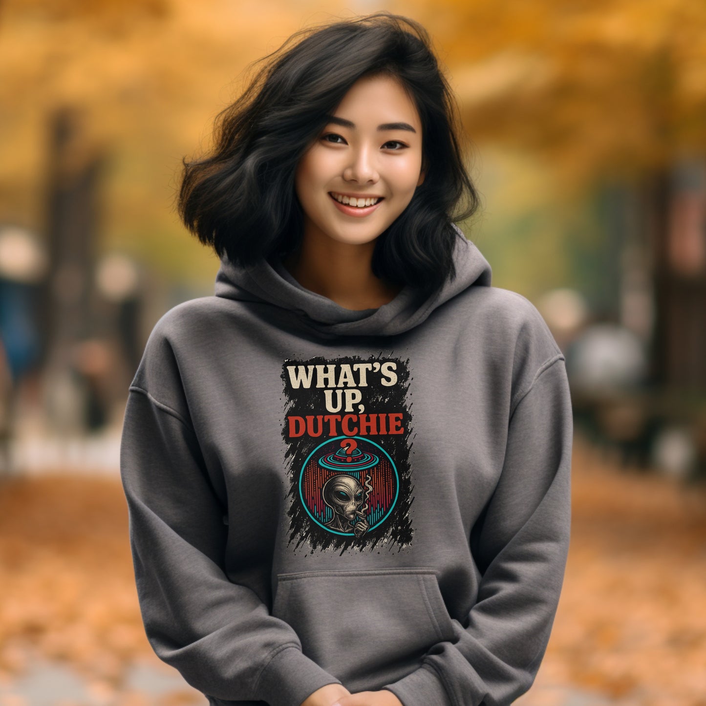 What's Up Dutchie Artistic Design Hoodie product