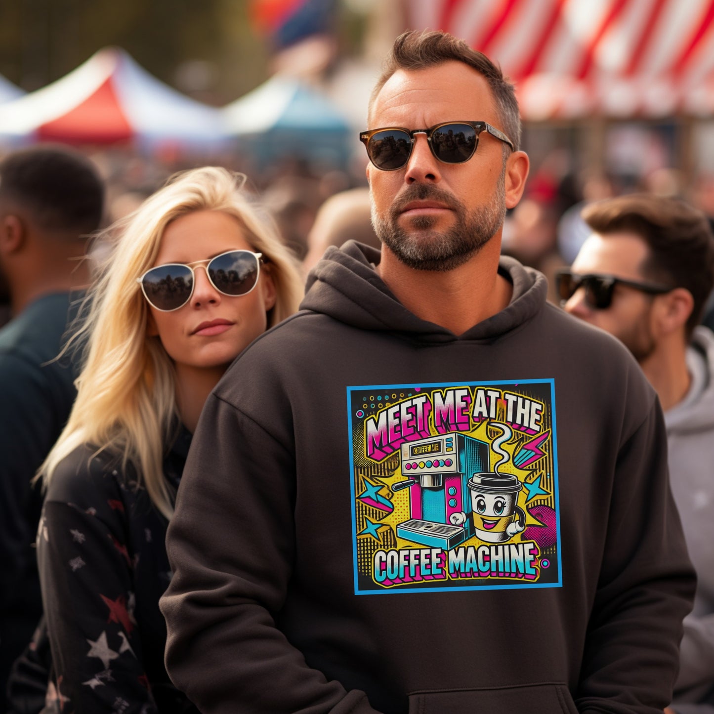 Meet Me at the Coffee Machine Hoodie product type