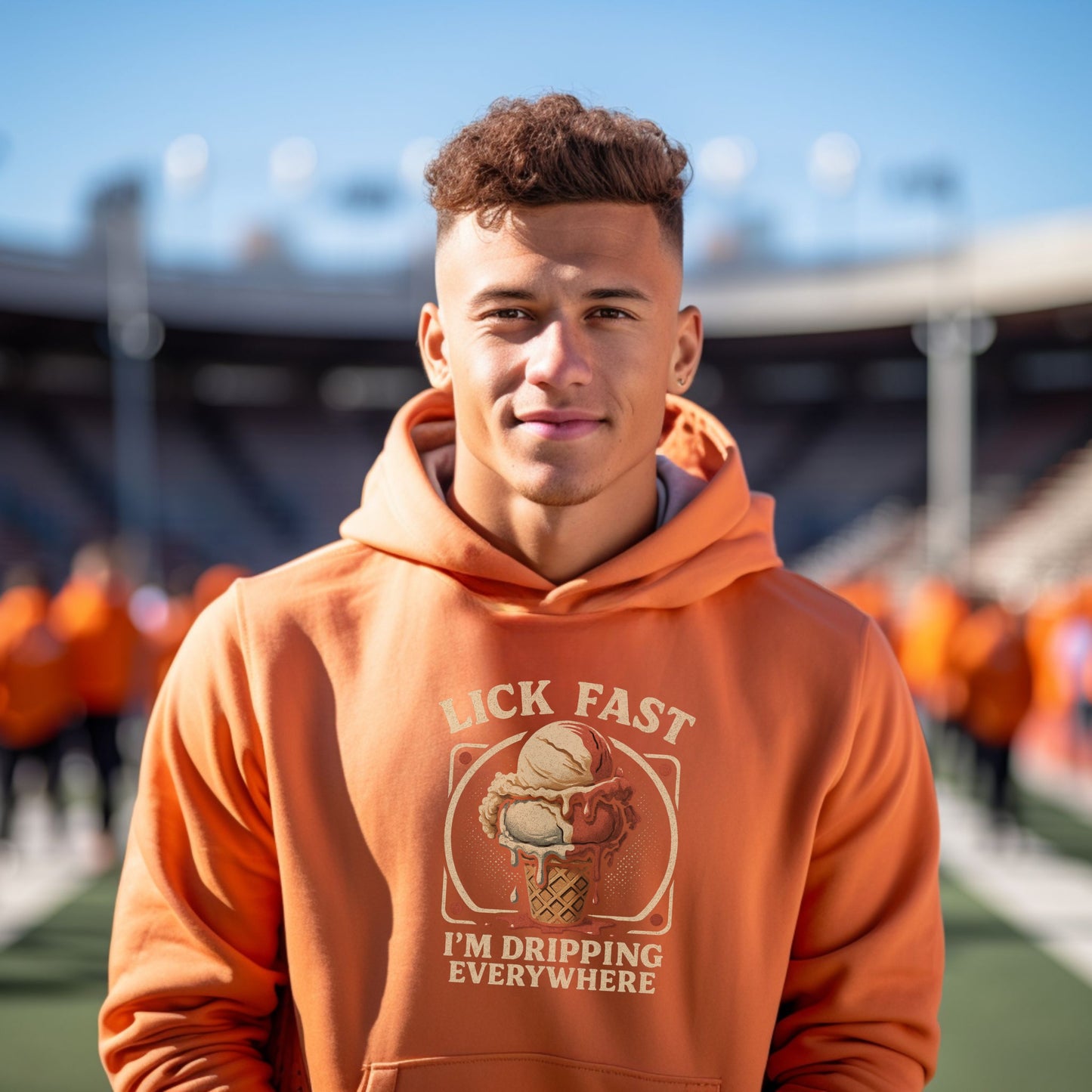 Lick Fast I'm Dripping Everywhere Hoodie for Sale