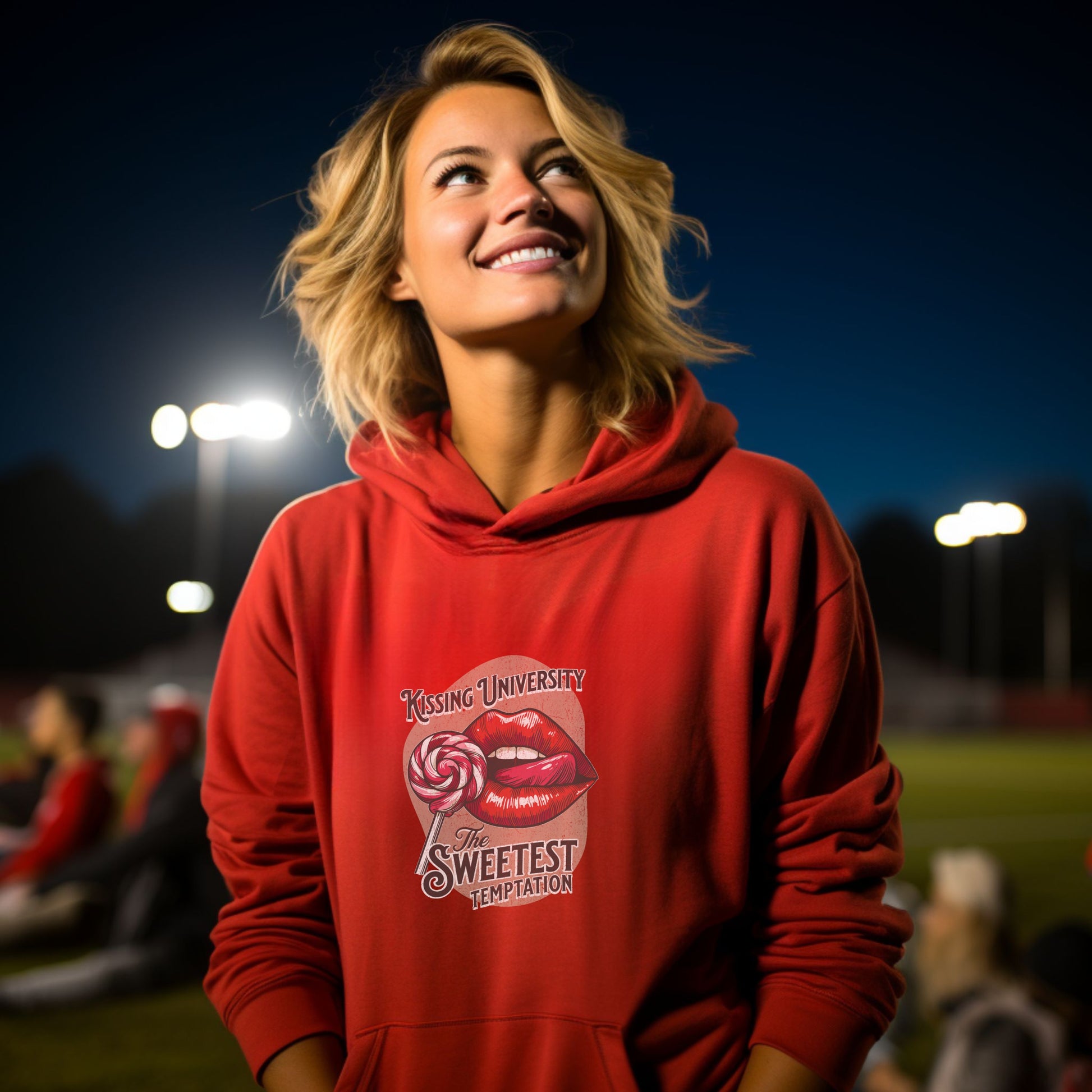 Kissing University The Sweetest Temptation hoodie product