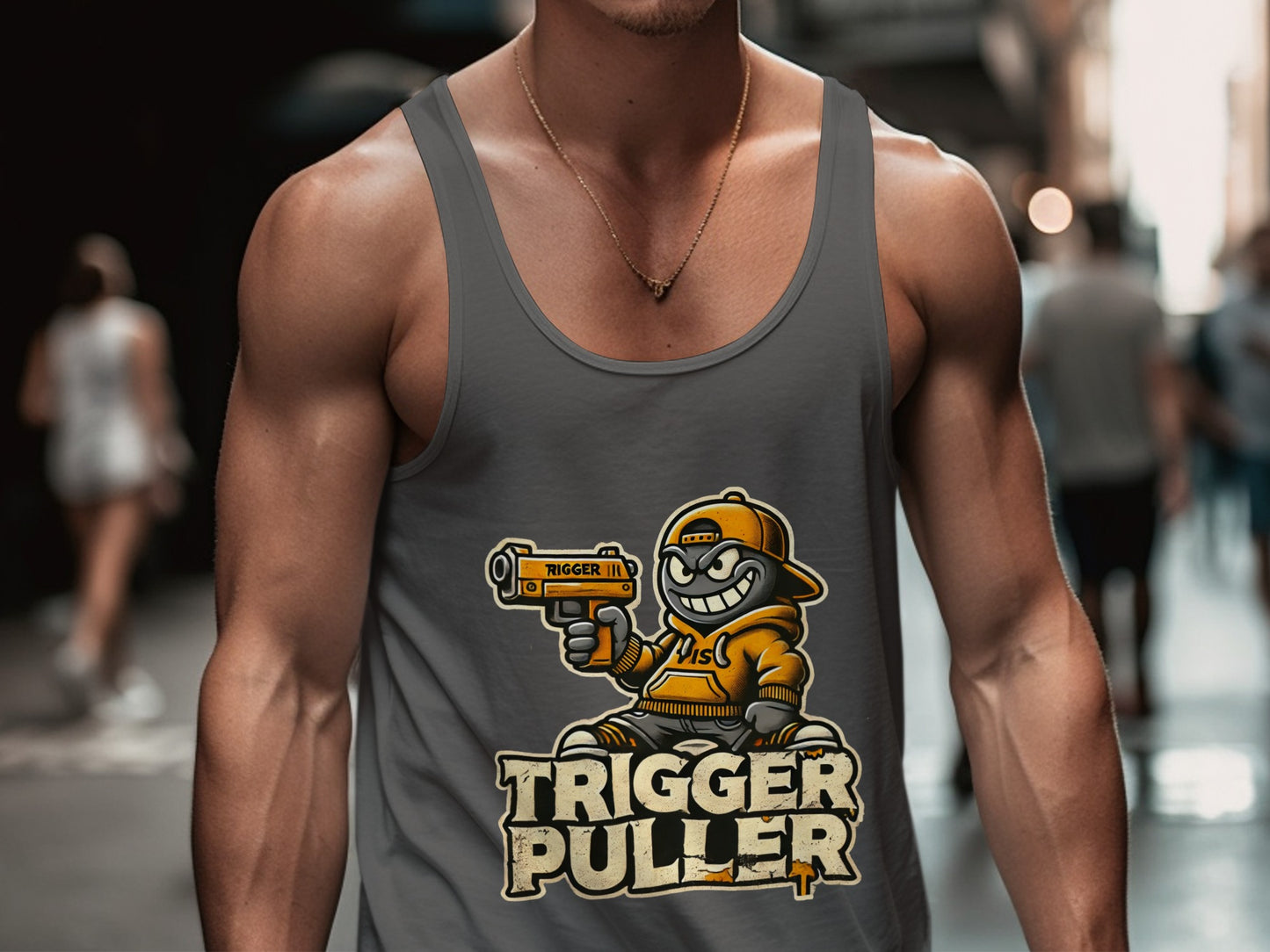 Trigger Puller Graphic Tank Top Product