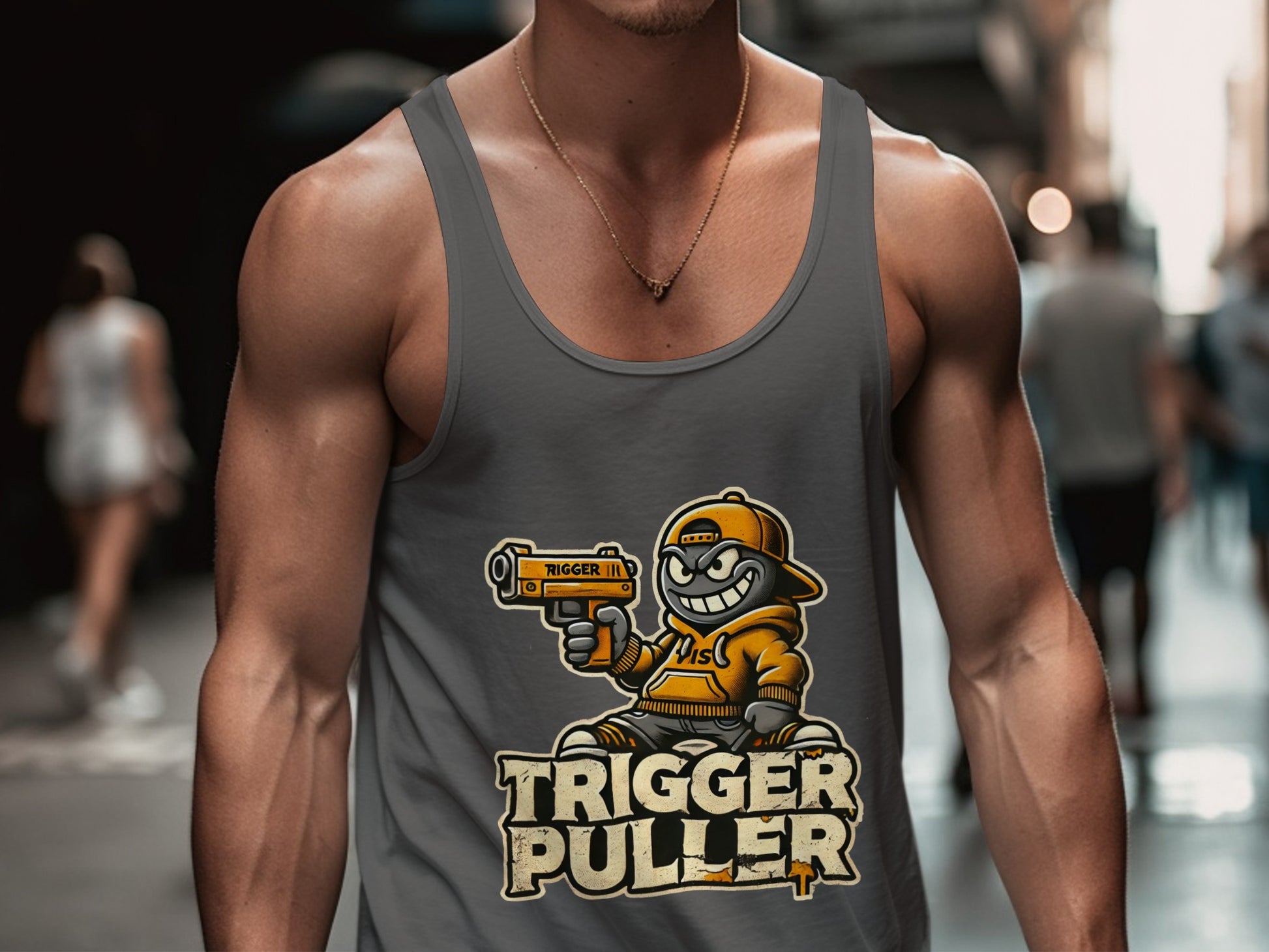 Trigger Puller Graphic Tank Top Product