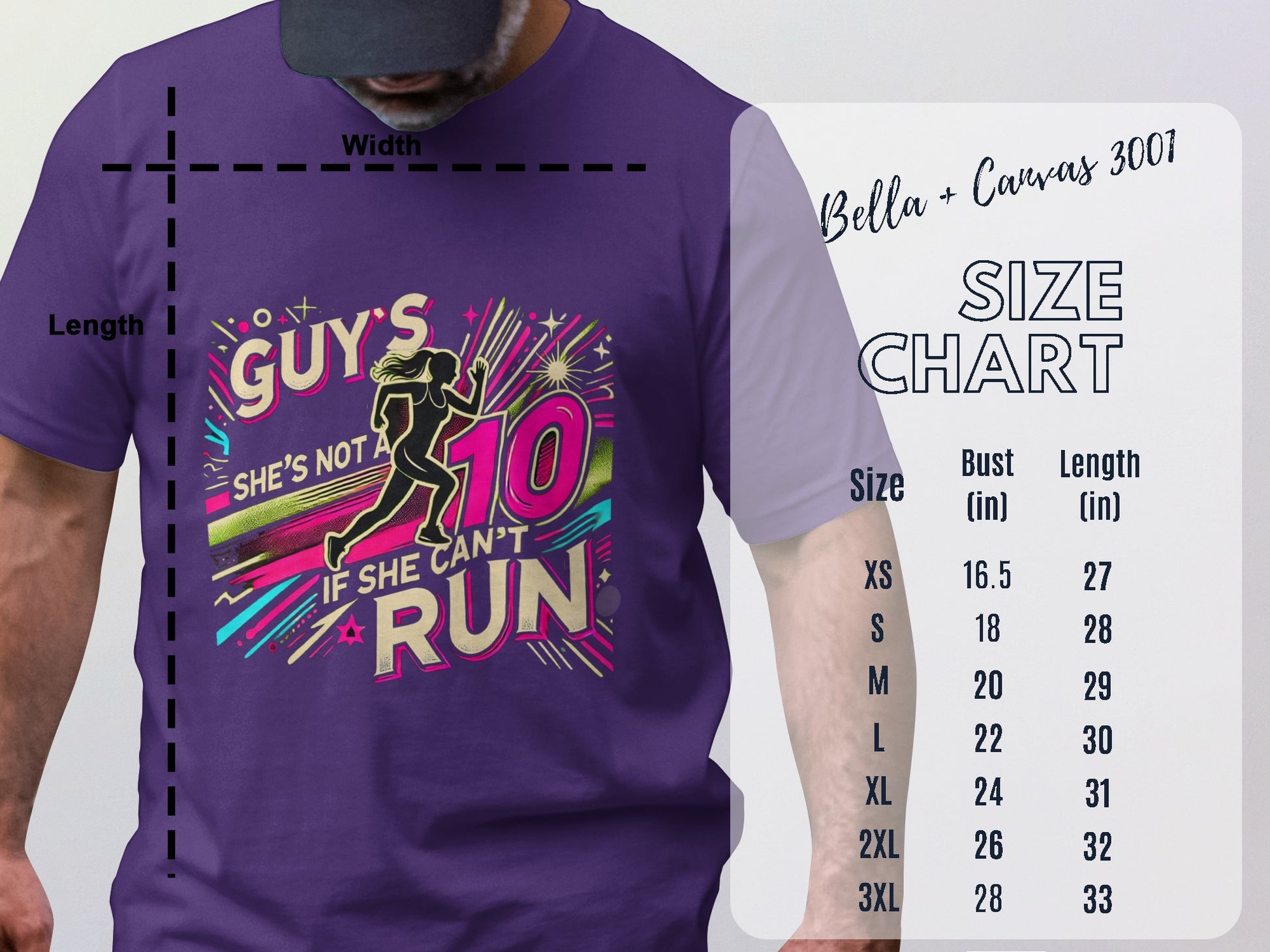 Funny Guys Not 10 If She Can't Run Shirt product
