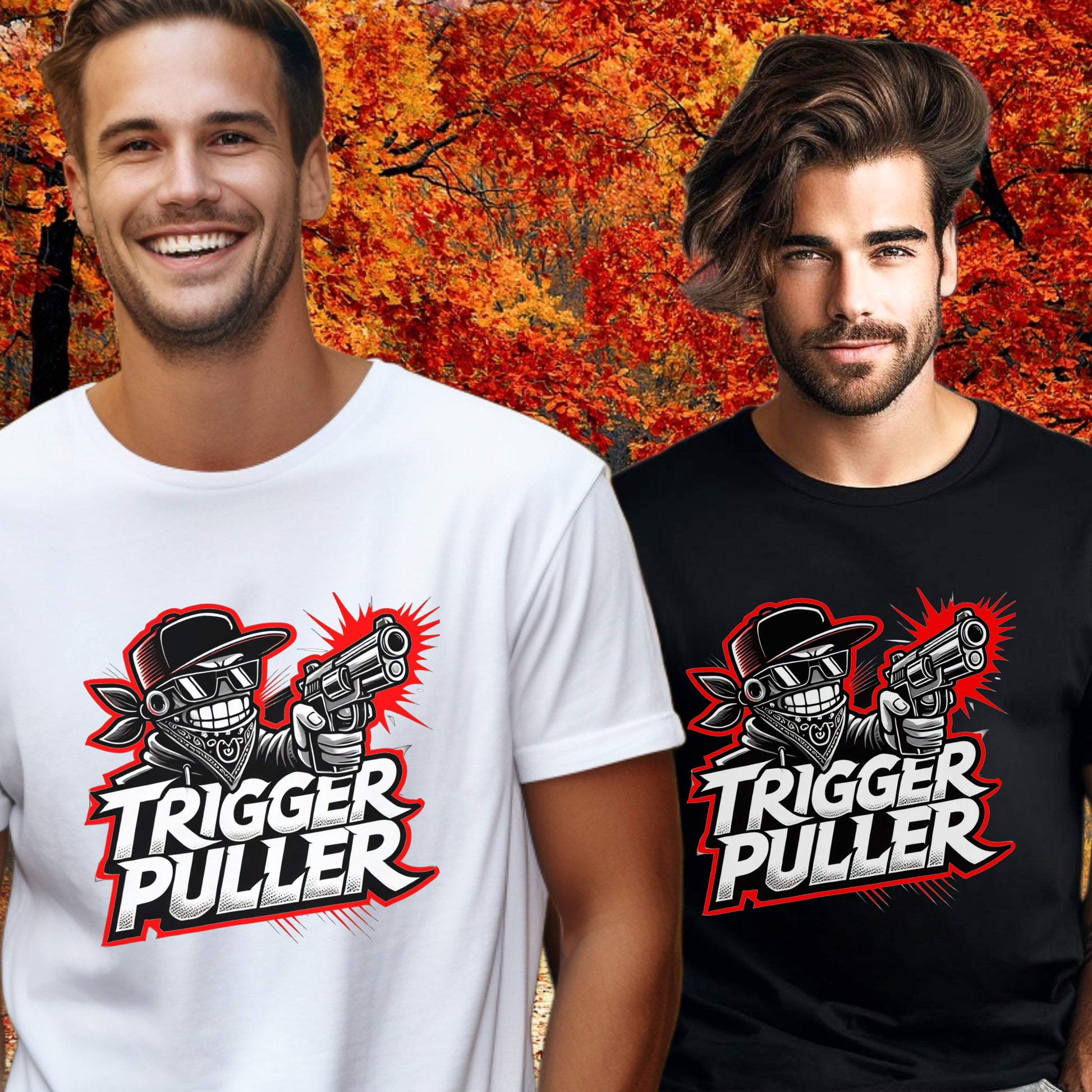 Trigger Puller Graphic Printed Unisex T-shirt product type