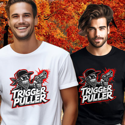 Trigger Puller Graphic Printed Unisex T-shirt product type