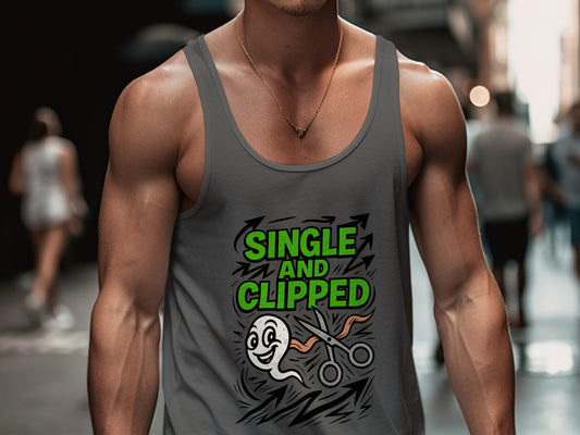 Single And Clipped Graphic Tank Top product