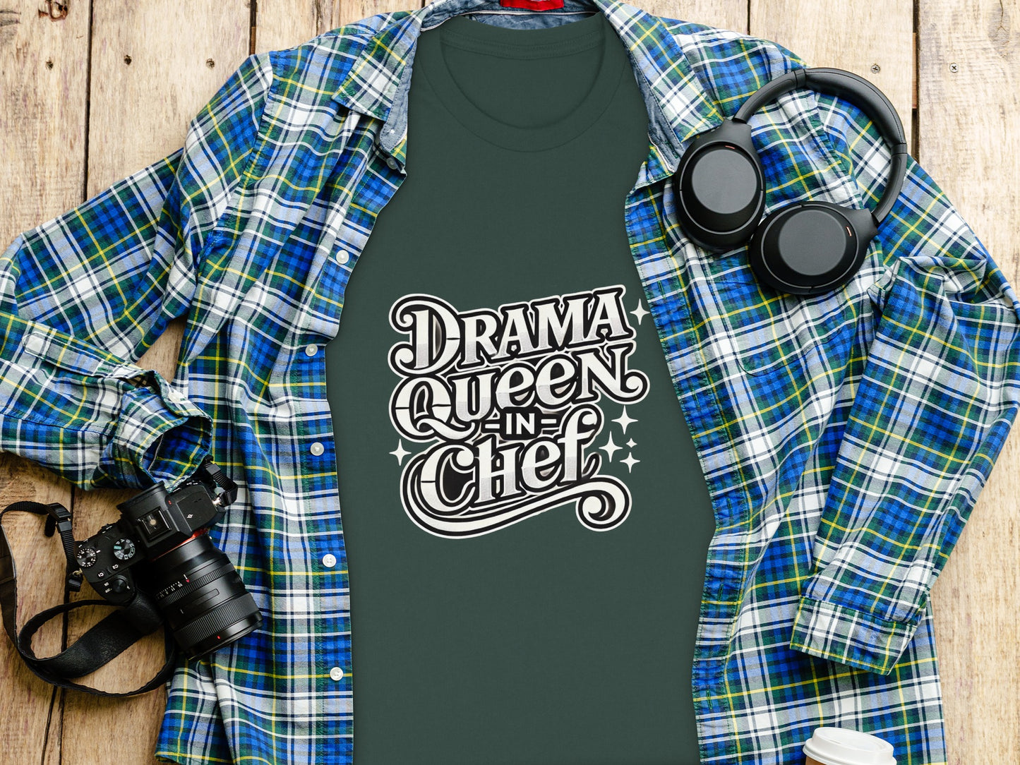 Drama Queen in Chef Graphic T-Shirt product type