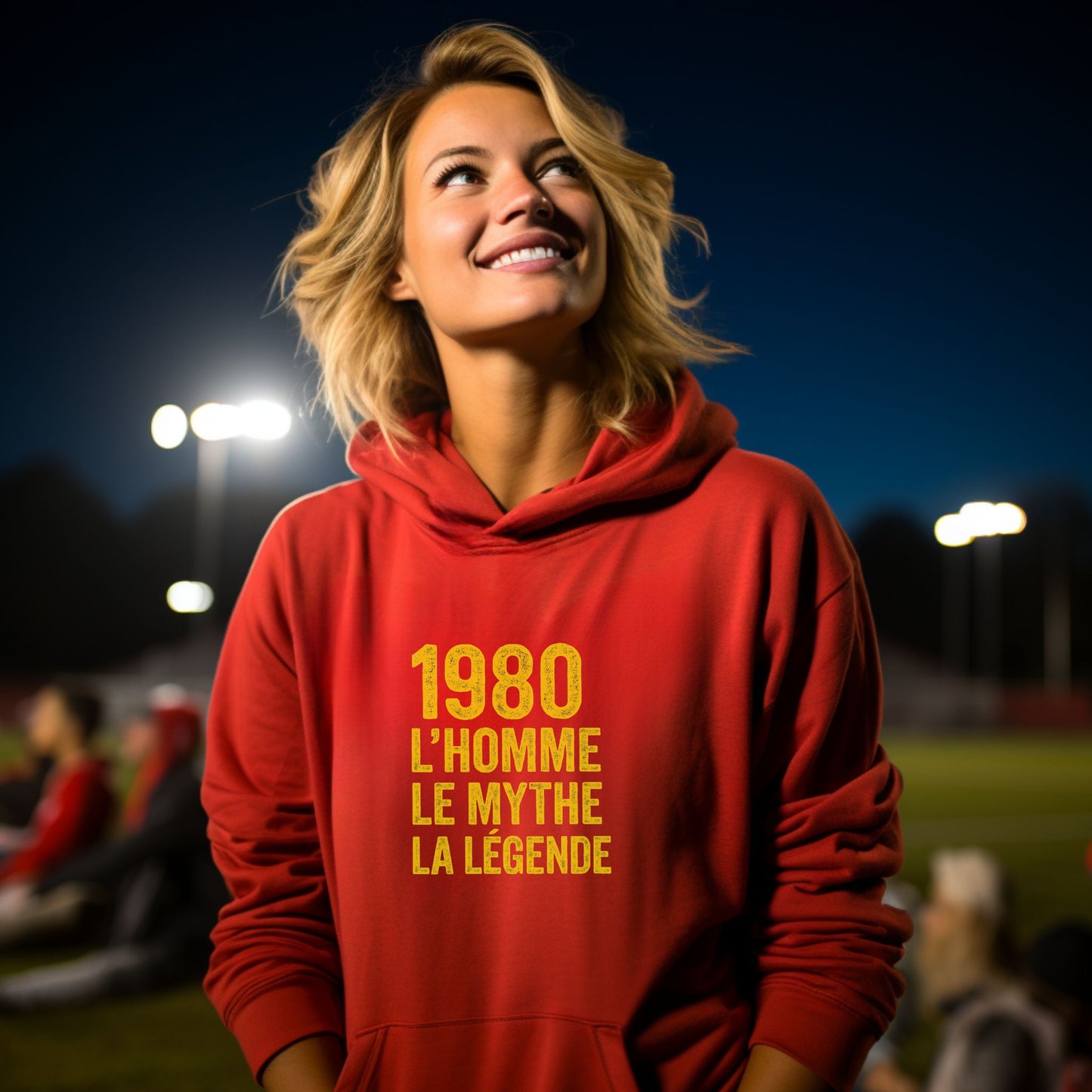 1980 L'homme Le Mythe La Légende Hoodie