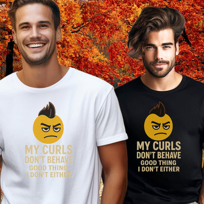 My Curls Don't Behave Funny T-Shirt product