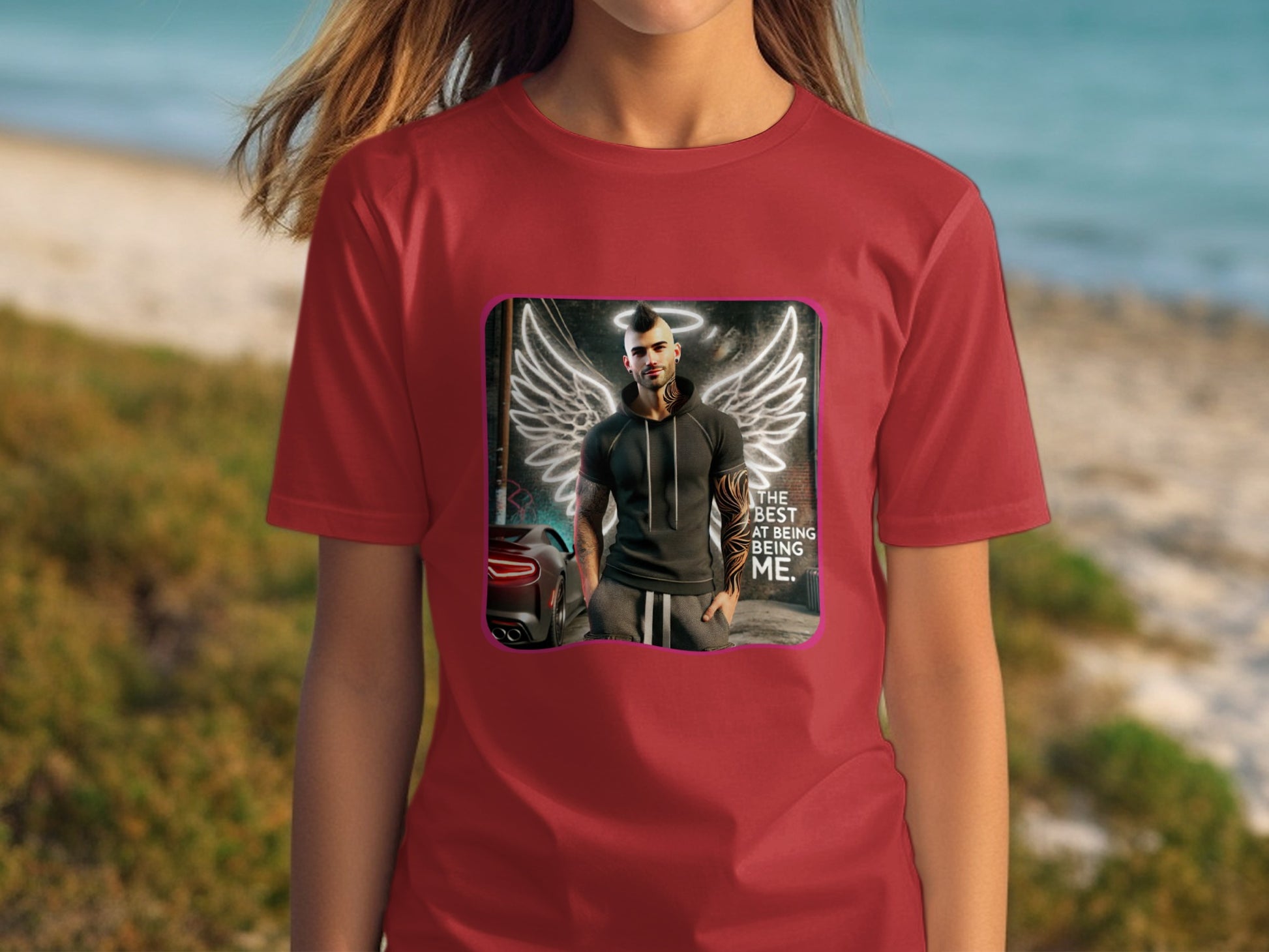 The Best At Being Me Angel Wings Graphic T-shirt product