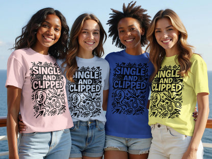 Single and Clipped Graphic T-Shirt product type