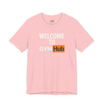 Welcome Gym Hub Obsession Tee – Unisex Streetwear Graphic Tee