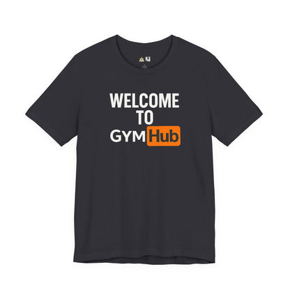 Welcome Gym Hub Obsession Tee – Unisex Streetwear Graphic Tee