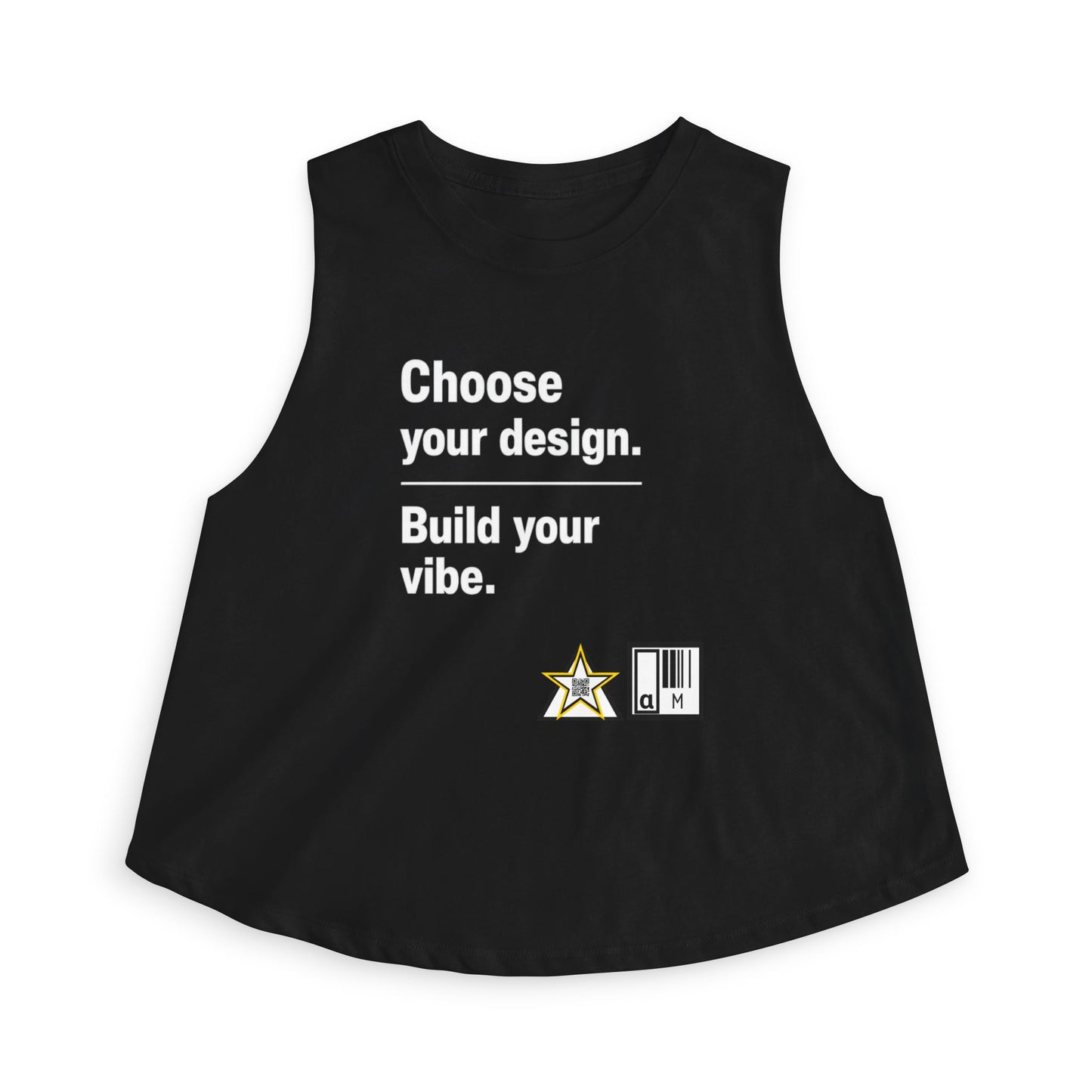 Custom Alpha Crop Top Choose Your Design Build Your Vibe for womens