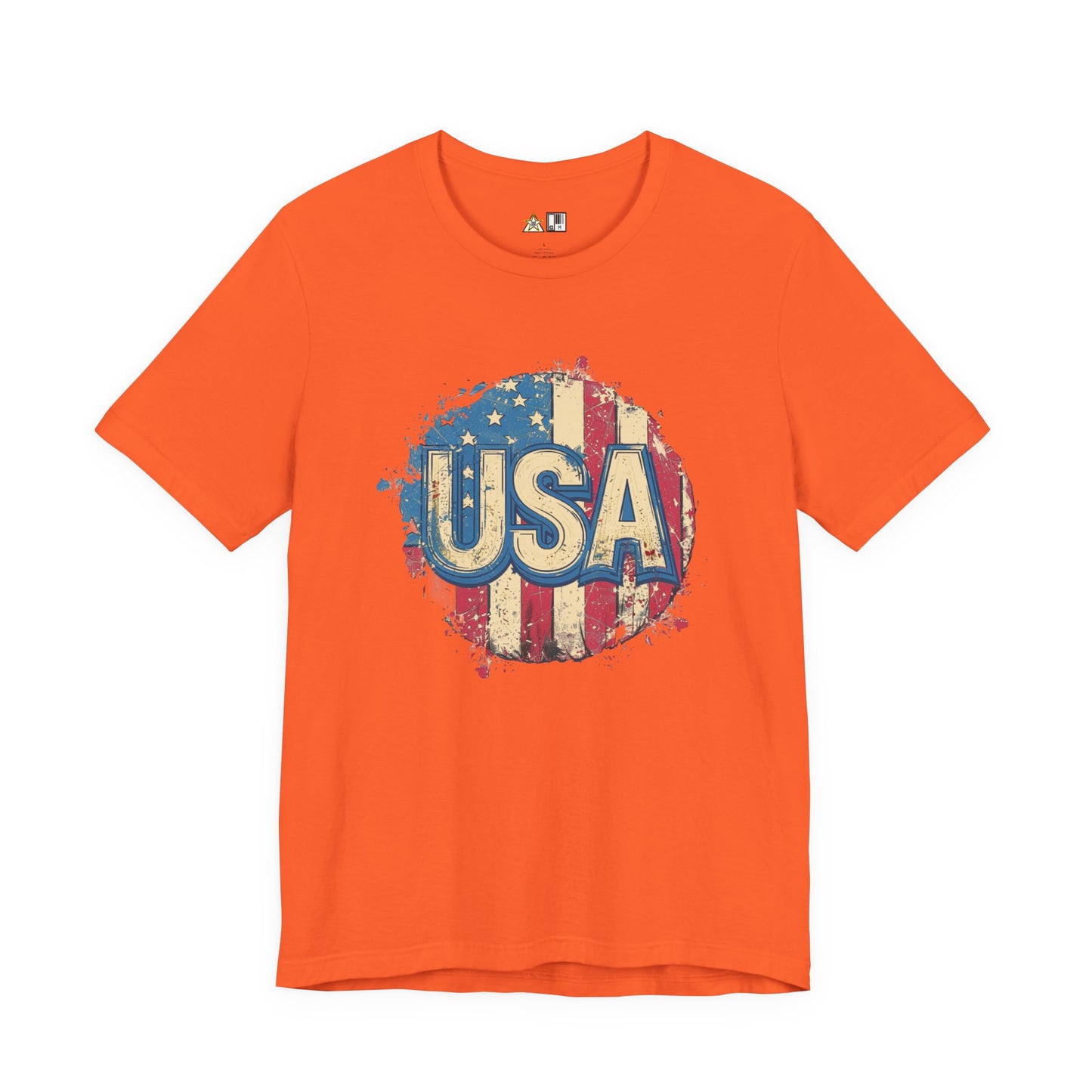 USA Raw Spirit – Unisex Patriotic Streetwear Tee