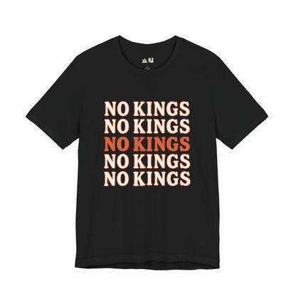 No Kings Pattern Dominance – Unisex Streetwear Graphic Tee