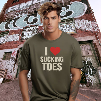 I Love Sucking Toes Urban Style T-shirt