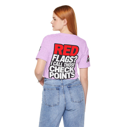 Red Flags? I Call Those Checkpoints – Funny Dating Graphic Tee