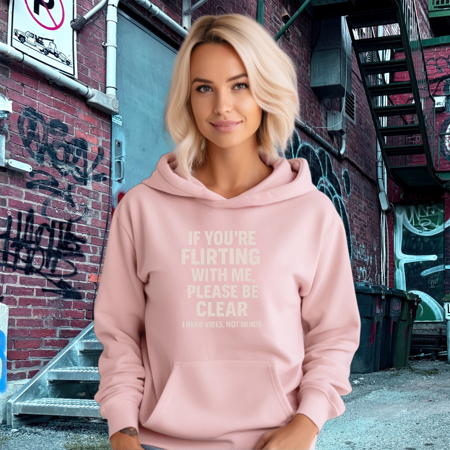 If You're Flirting With Me Please Be Clear Hoodie