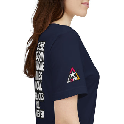 Be the Reason Someone Smiles Today… Or Blocks You – Funny Sarcastic Graphic Tee