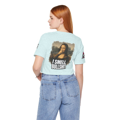 I Smell Bullshit – Funny Mona Lisa Parody Graphic Tee