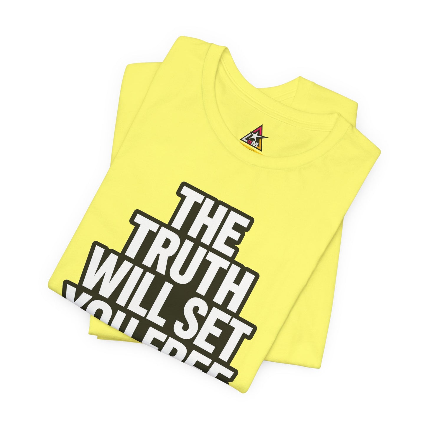 The Truth Will Set You Free Graphic T-Shirt | John 8:32 Christian Tee | Faith Streetwear Shirt