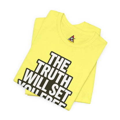 The Truth Will Set You Free Graphic T-Shirt | John 8:32 Christian Tee | Faith Streetwear Shirt