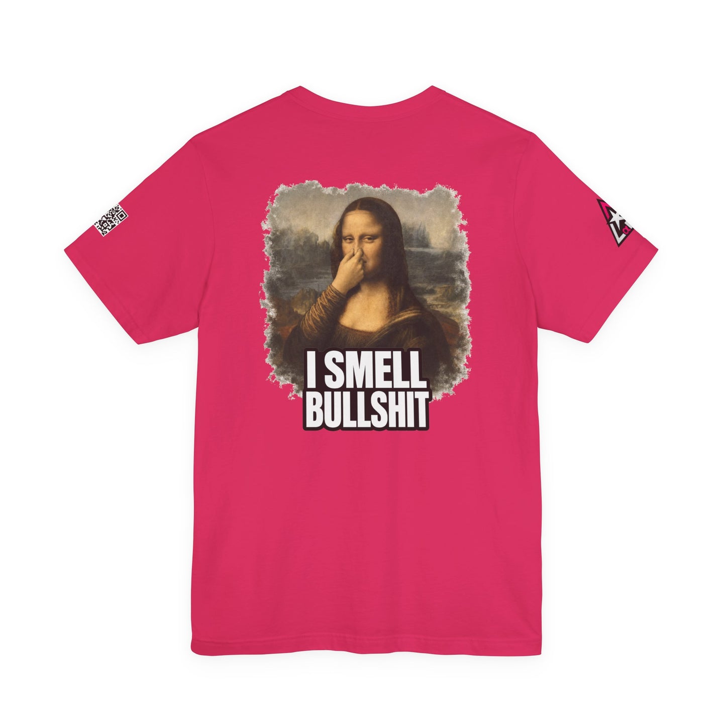 I Smell Bullshit – Funny Mona Lisa Parody Graphic Tee