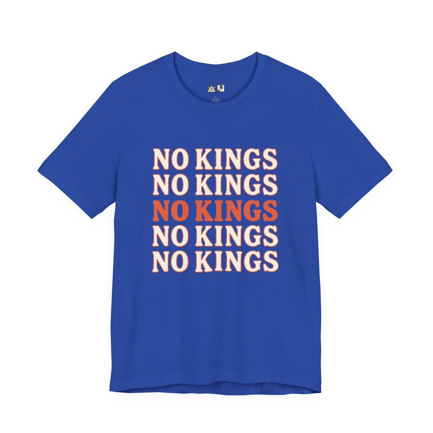 No Kings Pattern Dominance – Unisex Streetwear Graphic Tee
