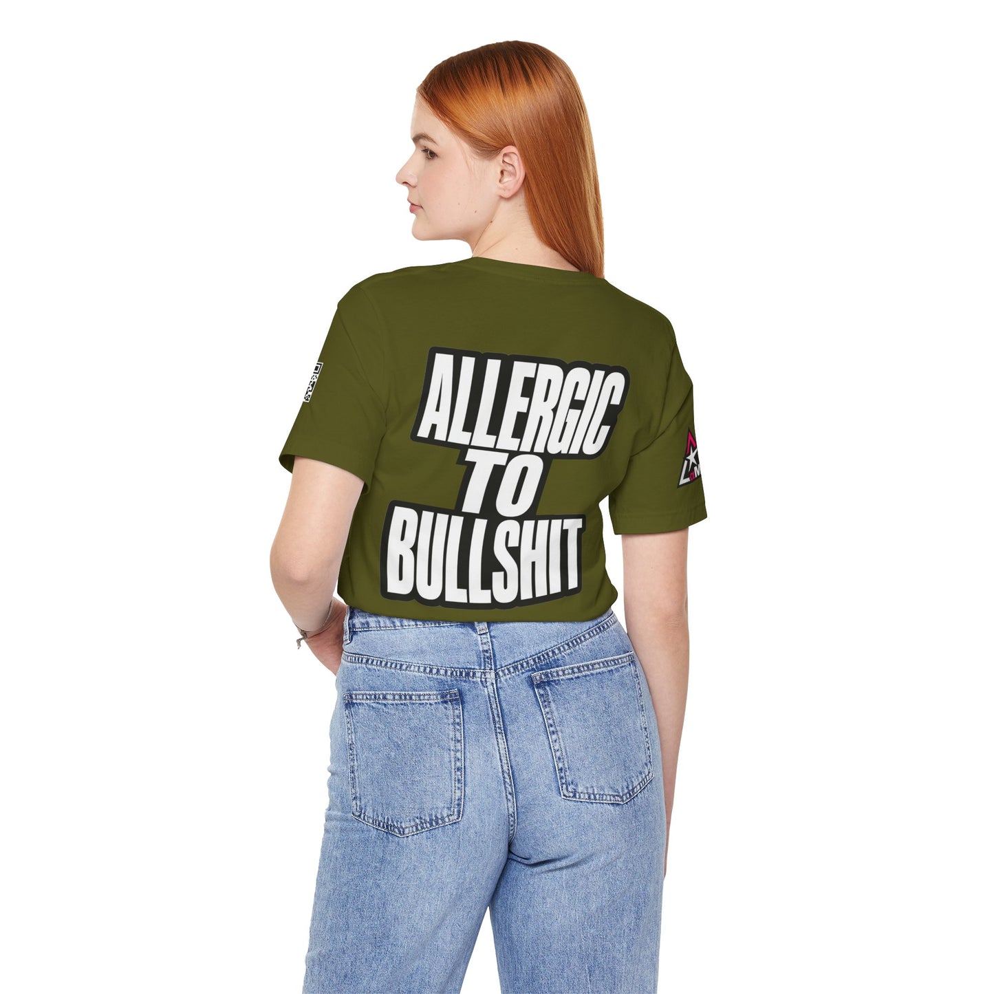 Allergic to Bullshit Graphic T-Shirt | Sarcastic Streetwear Tee  ALLERGIC TO BULLSHIT