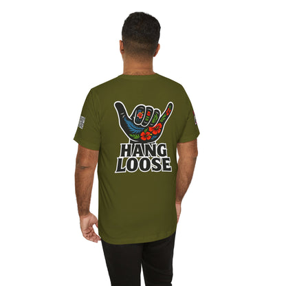 Hang Loose Graphic T-Shirt | Shaka Hand Tee | Tropical Surf Streetwear