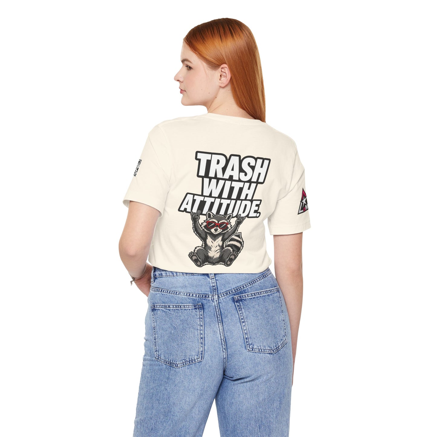 Trash With Attitude – Funny Raccoon Graphic Tee