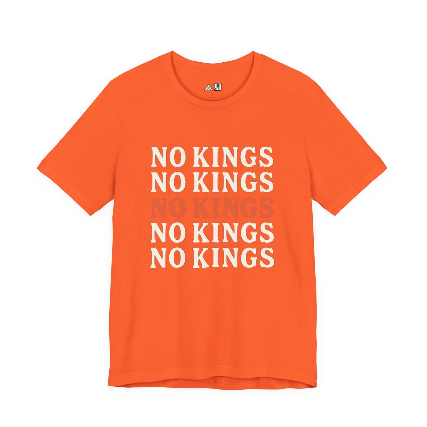 No Kings Pattern Dominance – Unisex Streetwear Graphic Tee