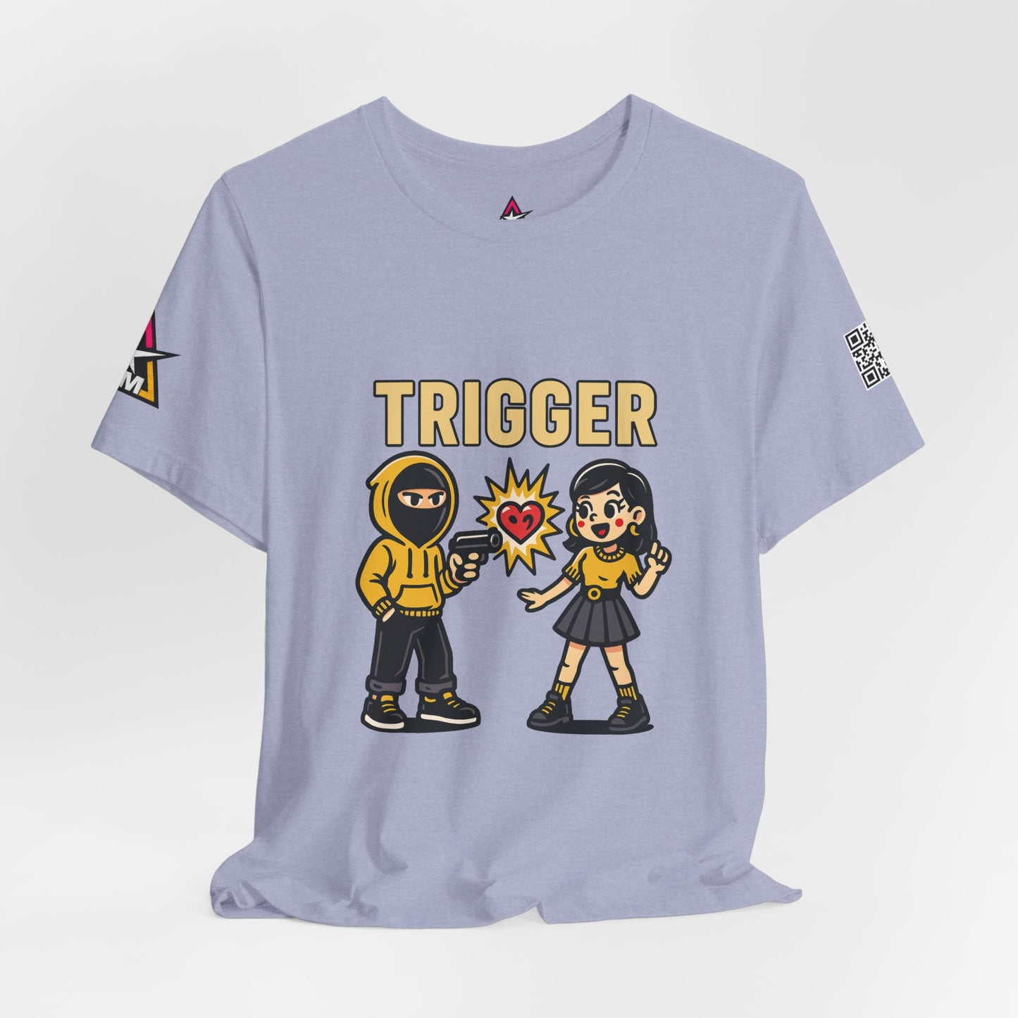 Trigger Graphic T-Shirt | Funny Dating Tee | Toxic Love Streetwear  TRIGGER