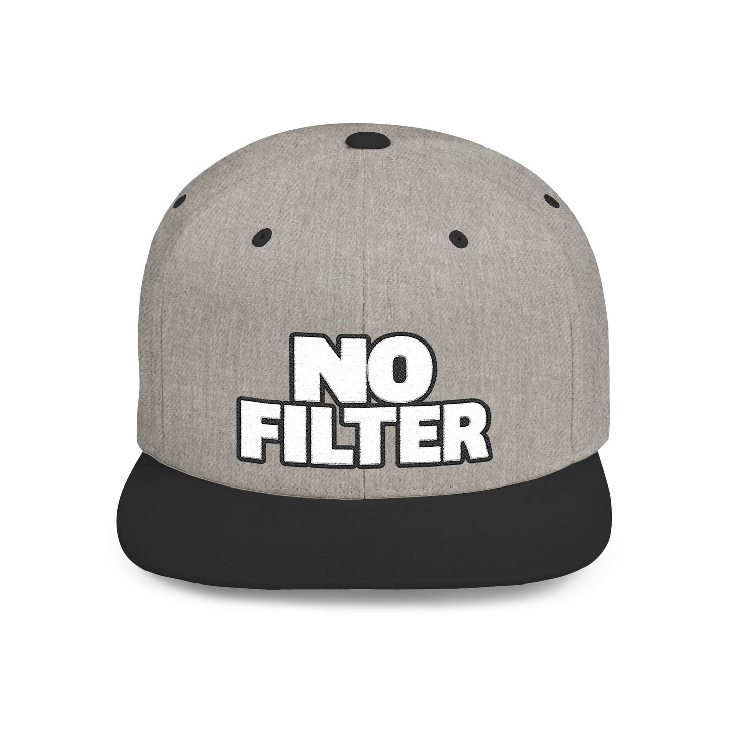 No Filter – Bold Sarcastic Streetwear Snapback