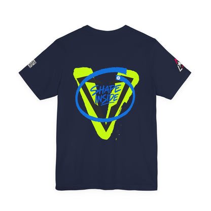 V-Shape Inside Graphic T-Shirt | Fitness Streetwear Tee | Gym & Bodybuilding Shirt