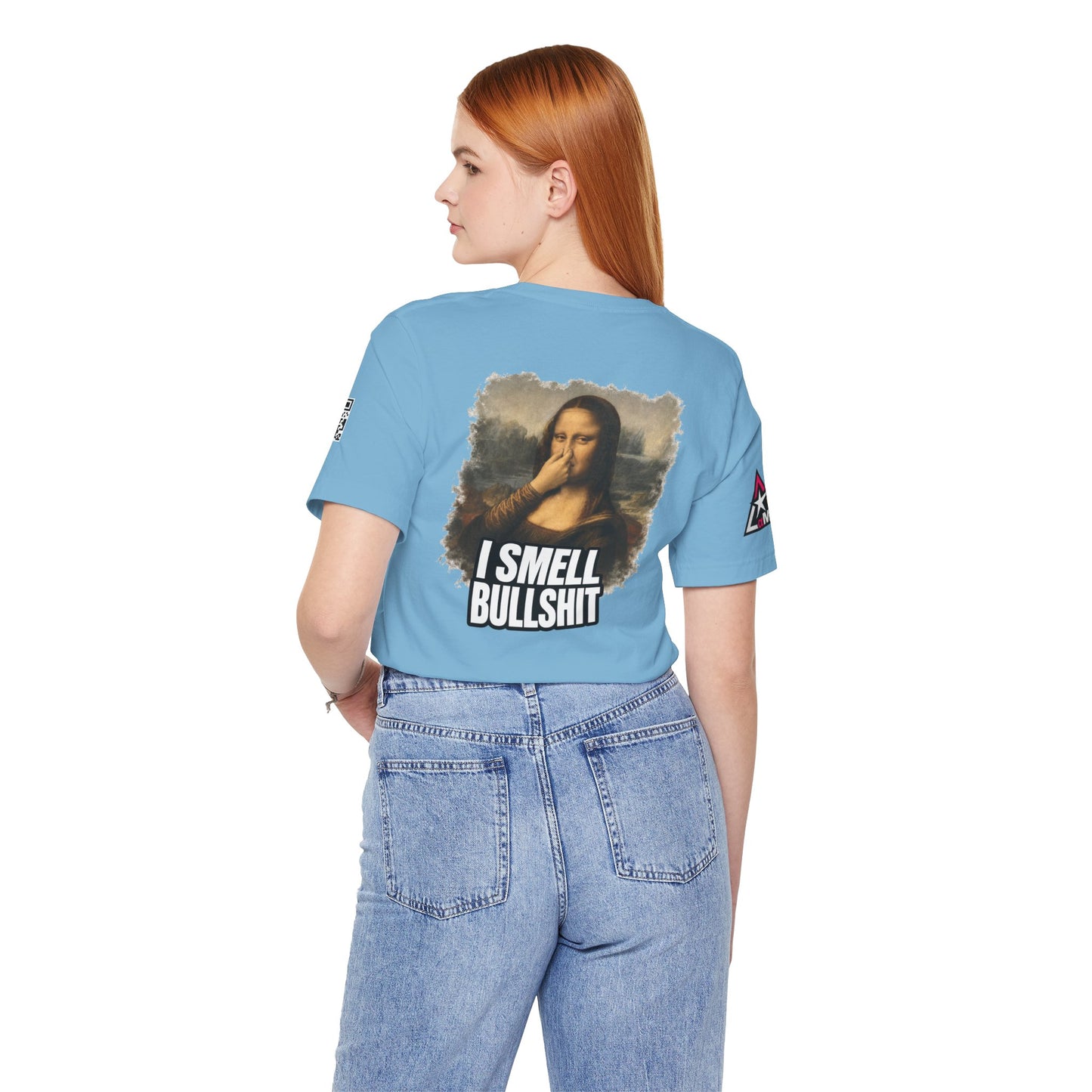 I Smell Bullshit – Funny Mona Lisa Parody Graphic Tee