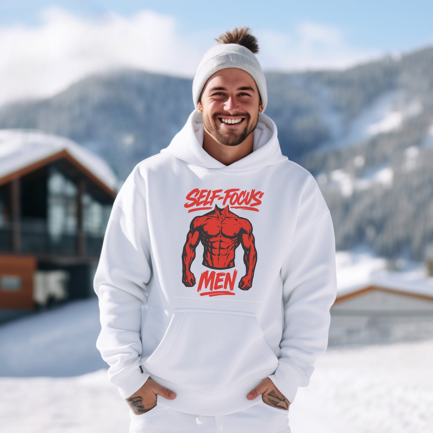 Self Focus Men Bodybuilding Graphic Hoodie product
