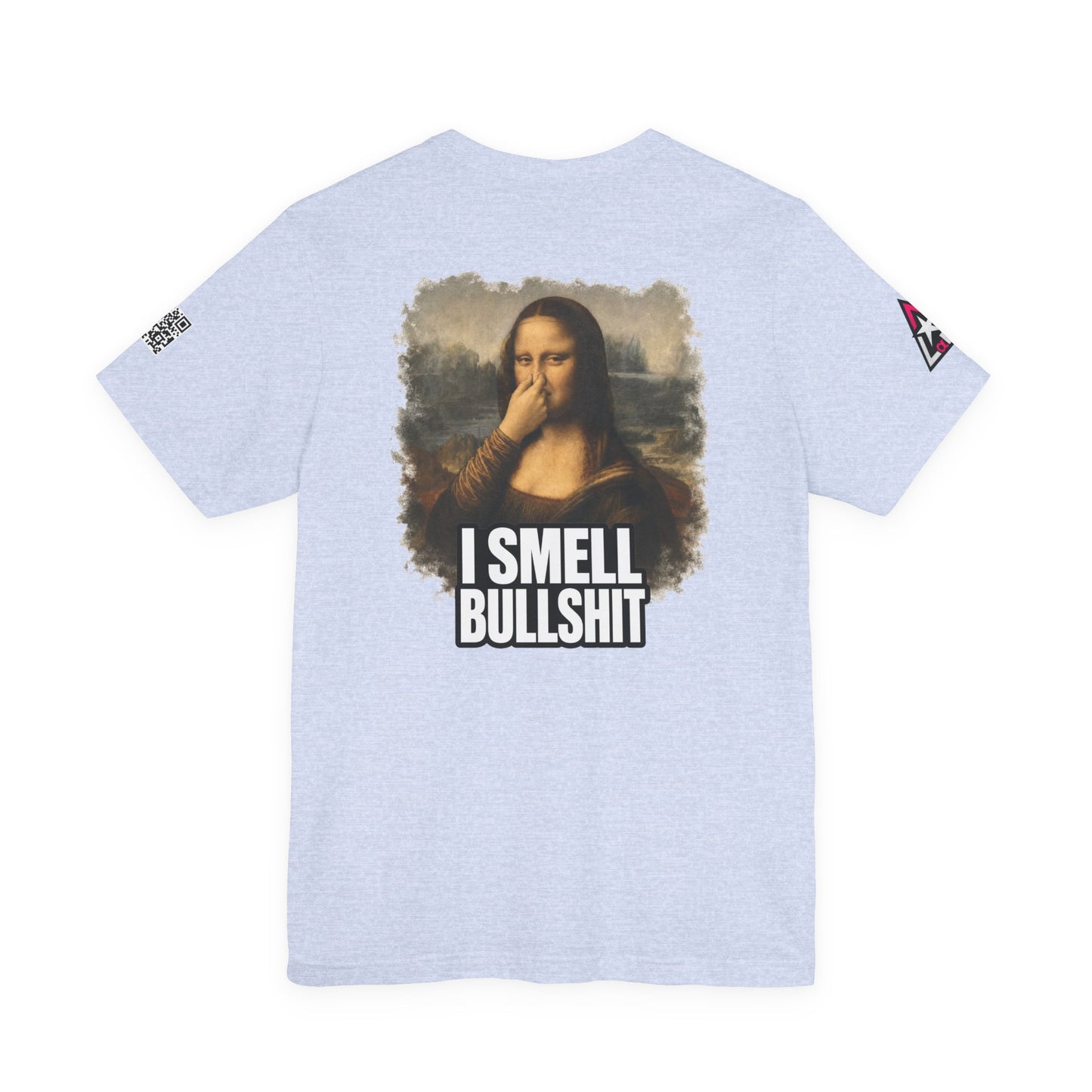 I Smell Bullshit – Funny Mona Lisa Parody Graphic Tee