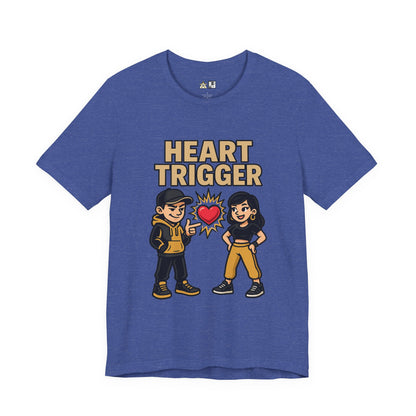 Heart Trigger – Unisex Streetwear Graphic Tee