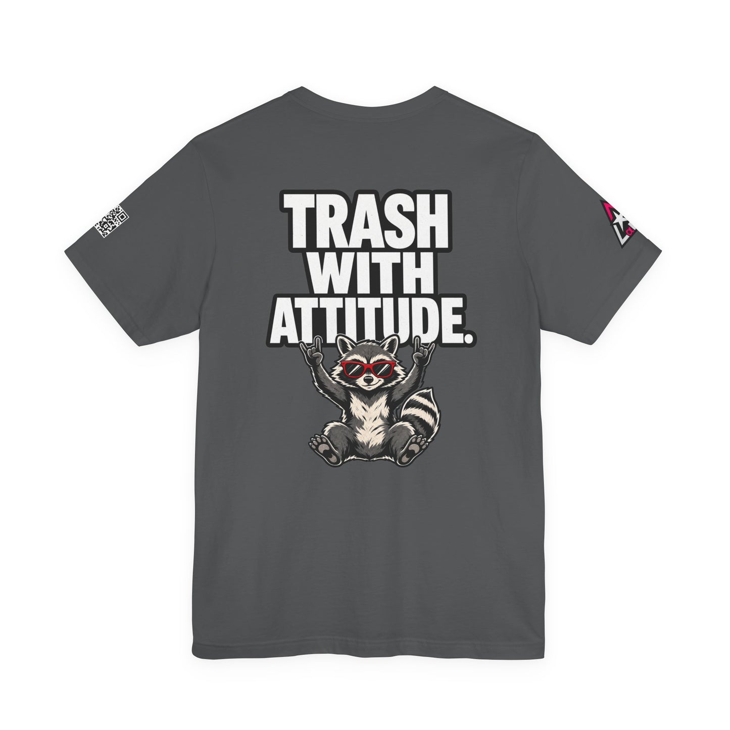 Trash With Attitude – Funny Raccoon Graphic Tee