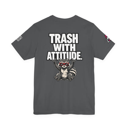 Trash With Attitude – Funny Raccoon Graphic Tee