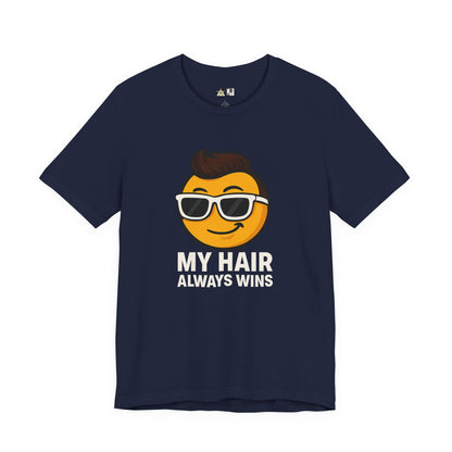 My Hair Always Wins Attitude Tee – Unisex Streetwear Graphic Tee