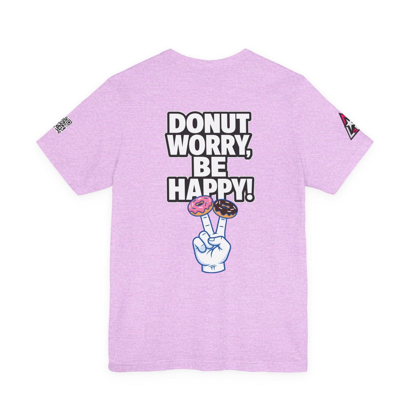 Donut Worry, Be Happy – Funny Donut Graphic Tee