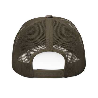 CAMO TRUCKER HAT – STAY HIDDEN. STAND OUT.