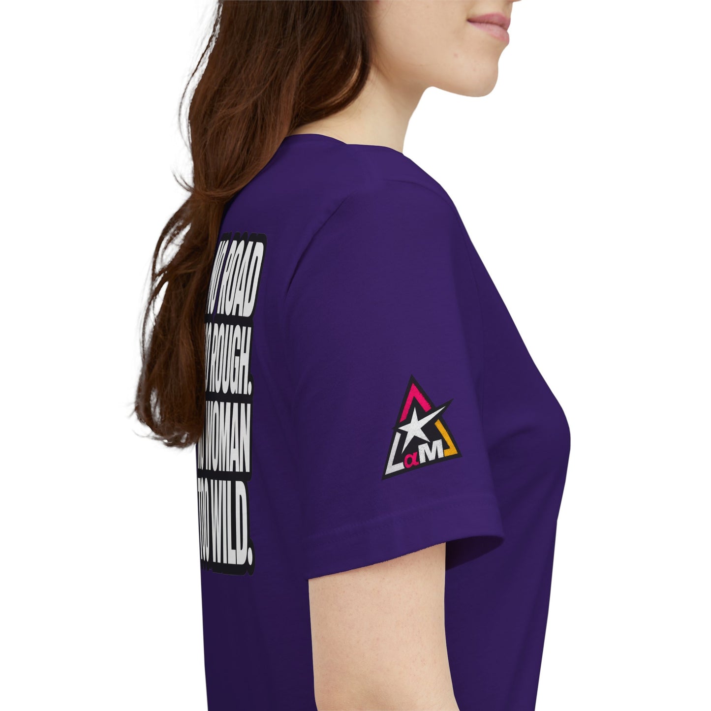 No Road Too Rough, No Woman Too Wild – Adventure Streetwear Graphic Tee