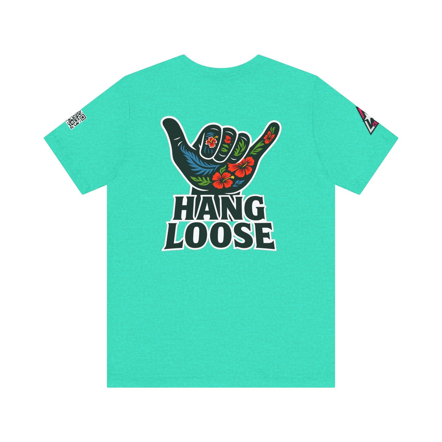 Hang Loose Graphic T-Shirt | Shaka Hand Tee | Tropical Surf Streetwear